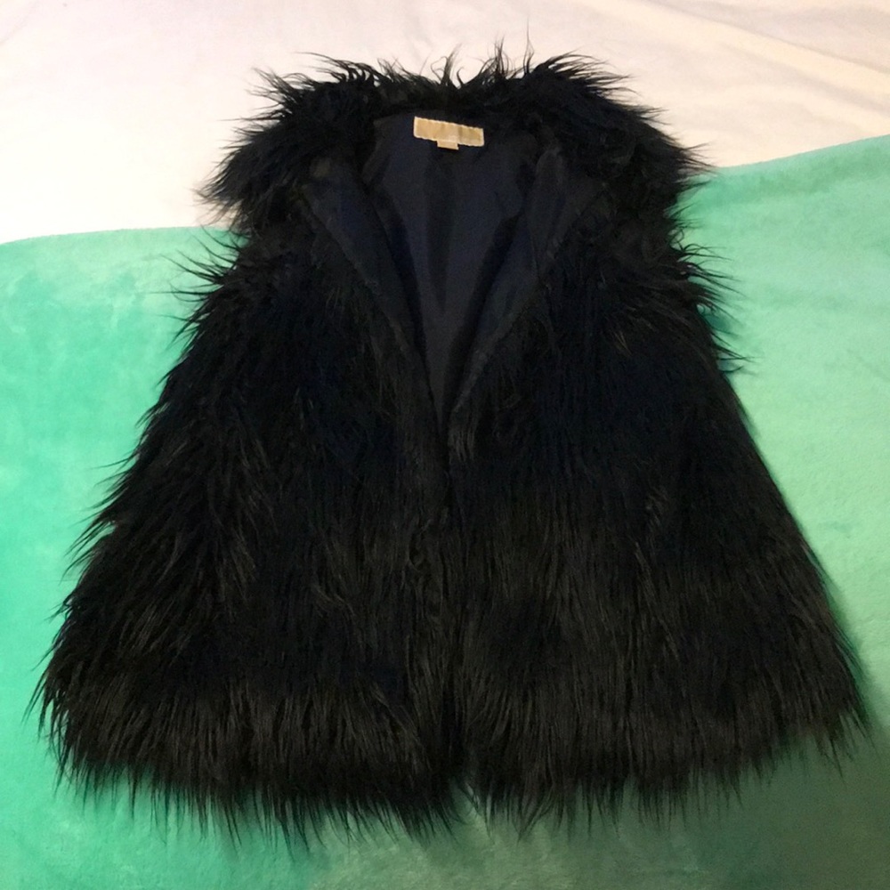 Michael kors faux fur vest